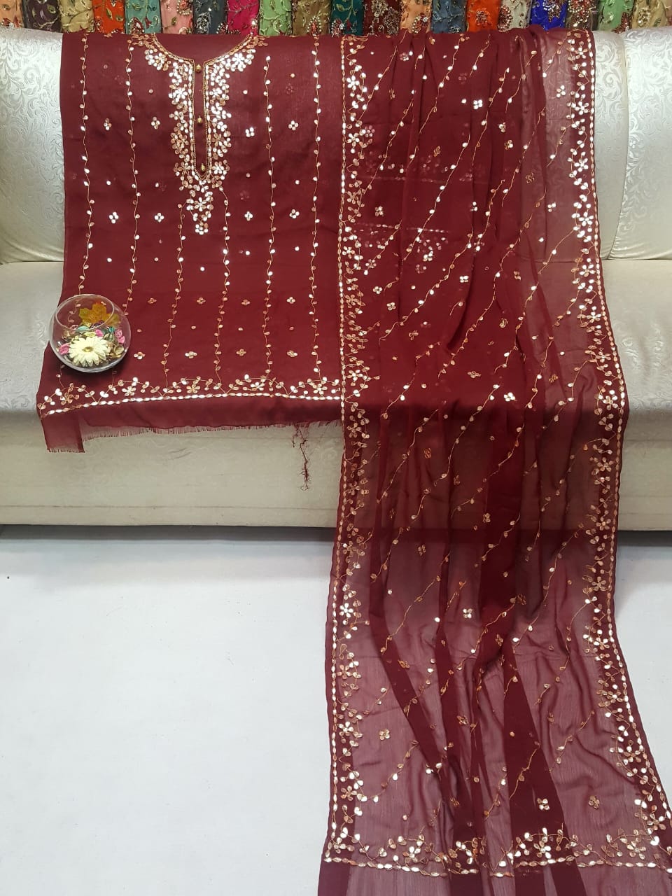 😍 Press Gota Work Suits Collection 🛍️